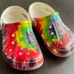 Crocs Footwear Kids' Tie-Dye Clogs